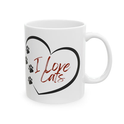 Thoughtful Kitty Coffee Mug